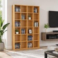 STILVORA Storage Unit with Adjustable Shelves in Natural