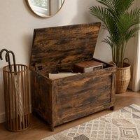 STILVORA Storage Chest with Safety Hinges Rustic Brown