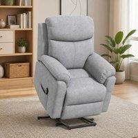 STILVORA Electric Lift Recliner Chair with Massage Grey