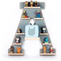 BOARTI Shelf Letter A for Toniebox Tonies in Grey