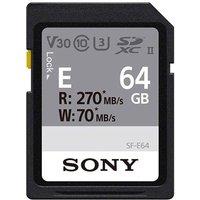 Sony SF-E 64GB UHS-II SDXC Memory Card in Black | Size: 64 GB