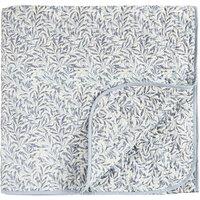 Morris & Co 'Willow Bough' Cotton Percale Throw in Blue