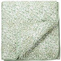 Morris & Co 'Willow Bough' Cotton Percale Throw in Green