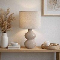 Pagazzi Stephanie Beige Resin Table Lamp