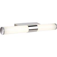 Netlighting Vega LED Bathroom Indoor Wall Light Chrome Polycarbonate Diffuser IP44 in Grey