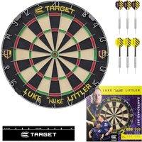Target Darts Luke Littler Dartboard Set in Purple