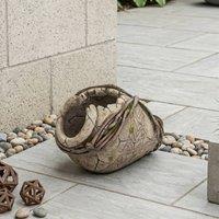 Garden Greatness Grecian Style Laying Garden Urn Pot