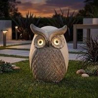 Garden Greatness Sitting Owl Solar Garden Ornament | Size: 1 Pack