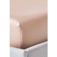 Homescapes Egyptian Cotton Deep Fitted Sheet 18 inch 1000 Thread Count in Beige | Size: King Fitted