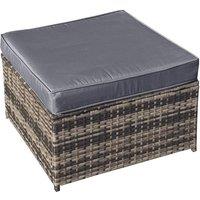 Oseasons Malta Rattan Footstool in Brown