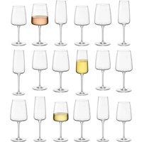 Bormioli Rocco 18pc Nexo Glass Stemware Set in Clear