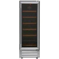 Russell Hobbs Glass Wine Cooler 58L Adjustable with Temperature Control RHBI18WC1SS in Grey
