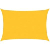 Berkfield Home Sunshade Sail 160 g/m Yellow 2.5x4 m HDPE