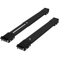NESTLUNE Heavy Duty 2PCS Appliance Rollers Trolley Washing Machine in Black | Size: 1000mm 10000mm