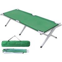 SPETLEK Folding Camping Cot With Carry Bag Outdoor in Green