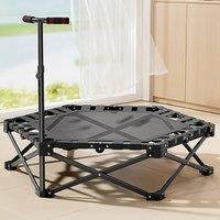 FORGEVIO Centra 42 inch Trampoline Handrail Rebounder Folding in Black