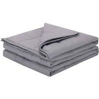 KDMD Weighted Blanket 13lb 50x70 Breathable All Season Throw Kids in Grey