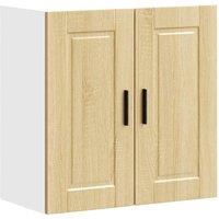 Berkfield Home Kitchen Wall Cabinet Porto Sonoma Oak Engineered Wood in Brown