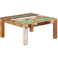 Berkfield Home Coffee Table 80x80x40 cm Solid Reclaimed Wood in Brown | Size: 80 x 80 x 40 cm
