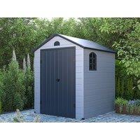 Vente-unique Resin Garden Shed - Grey - 3.65 M - CESIO in Light Grey