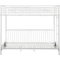 Vente-unique High Sleeper Bed 90 X 190 Cm - With Sofa Bed - Metal - White - MODULO | Size: Single