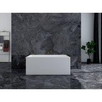 Vente-unique Rectangular Freestanding Bathtub - 150 X 75 X 60 Cm - Acrylic - White