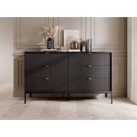 Vente-unique 6-Drawer Chest Of Drawers - Black - LIOUBA