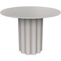 Vente-unique Metal Side Table - Cream - WODOLI in Light Grey