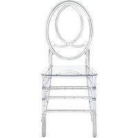 Vente-unique Set Of 2 Solid Polycarbonate Chairs - Crystal - AMALINE in Clear