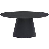Vente-unique 6 - Seater Setting Dining Table In MDF - Black - ANTELADA