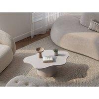 Vente-unique Metal Coffee Table - Cream - POLENDRA