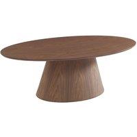 Vente-unique Walnut Veneer Coffee Table - Dark Natural - ANTELADA