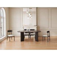 Vente-unique 8-Seater Dining Table In Mango Wood - Black - TAMENIA By Maison Cphy