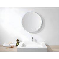 Vente-unique Round Illuminated Anti-Mist Bathroom Mirror With Leds - D80 Cm in Clear