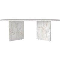 Vente-unique Coffee Table - White Marble Effect - TOPANIA