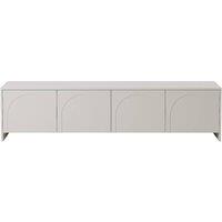 Vente-unique TV Unit With 4 Doors - Beige - NALYRA By Maison Cphy
