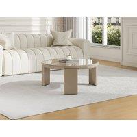 Vente-unique MDF Coffee Table - Glossy Beige - ZYRENIA