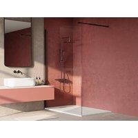 Vente-unique Ultra-Slim Trimmable SMC Resin Shower Tray for Surface Or Recessed in White | Size: 1400mm x 900mm