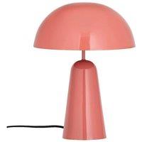 Vente-unique Mushroom Metal Table Lamp - D. 15.4 X H. 52 Cm - Glossy Pink - LARKIN