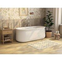 Vente-unique Matte White Freestanding Bath - 63 X 29 X 60 Cm - 62 Gal - CALDRIA