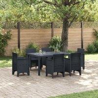 Berkfield Home Garden Table Anthracite 150x100x73 cm Poly Rattan | Size: 150 x 100 x 73 cm