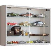 VCM Hanging display cabinet Wall display case glass Mandosa M in White