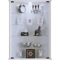 VCM Wall display cabinet Eckvitrine Vecko in White