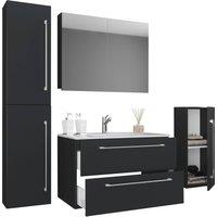 VCM 5-piece washbasin washbasin Badinos SC in Black