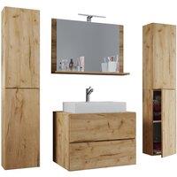 VCM 5-piece washbasin washbasin Lendas XL in Light Oak