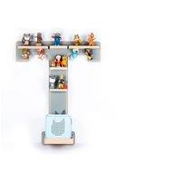 BOARTI Shelf Letter T for Toniebox Tonies in Grey