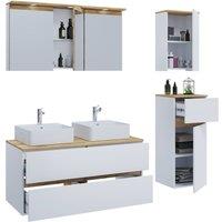 VCM Bathroom furniture set washbasin Cosila-A 111 in White