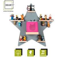 BOARTI Shelf Wood Star Toniebox Tonies in Grey