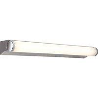Netlighting Polaris LED 6W Bathroom Indoor Wall Light Chrome Polycarbonate Diffuser IP44 in Grey