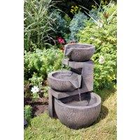 Primrose Genoa Solar Cascading Water Feature 49cm in Natural